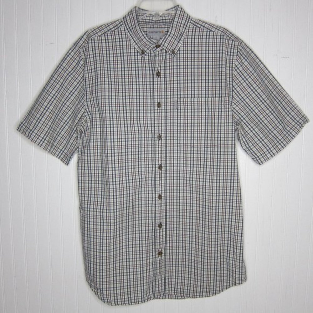Carhartt Button Down Shirt Size Large/Tall